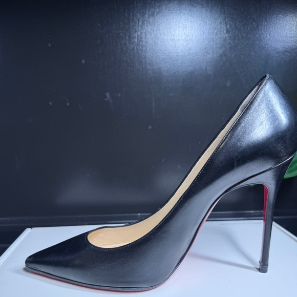 Christian Louboutin Black leather heel - sz 37 - // 7 - Picture 8 of 12